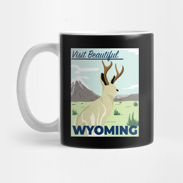 Visit Beautiful Wyoming Jackalope by SNK Kreatures